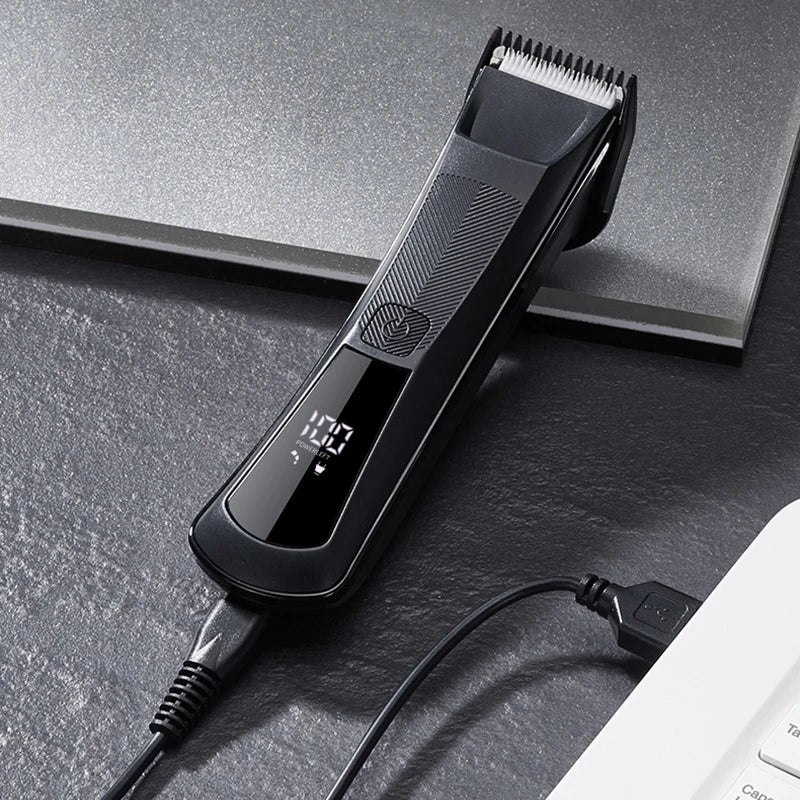 Body Hair Trimmer for Men Groin  Electric Manscaper Pubic Hair Remover Epilator Chest Grooming Clippers Waterproof Men's Shaver