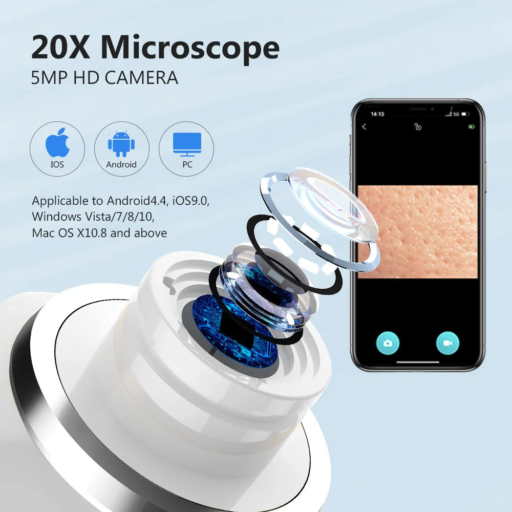 Blackhead Remover Vacuum Acne Cleaner Black Spots Removal Facial Deep Cleansing Pore Cleaner Beauty Machine Skin Care Tools