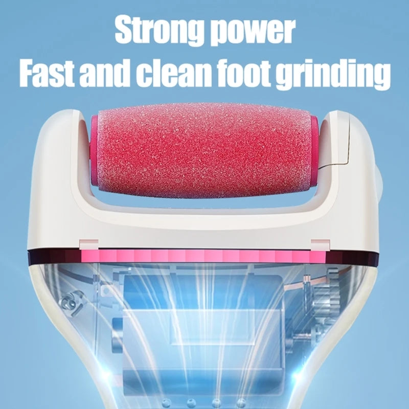 Electric Callus Dead Skin Remover Wireless Foot Grinder ABS Material USB Rechargeable Heel Scraper for Feet Dead