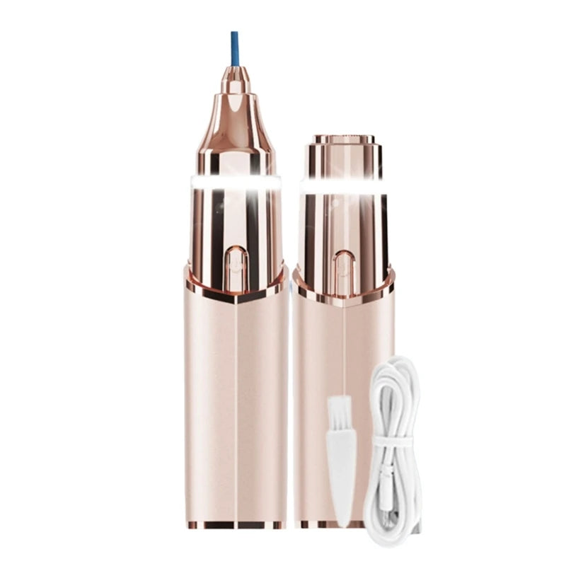 Painless Electric Face Shaver for Women Portable Hair Removal Device with Light Painless Hair Removal Home Use