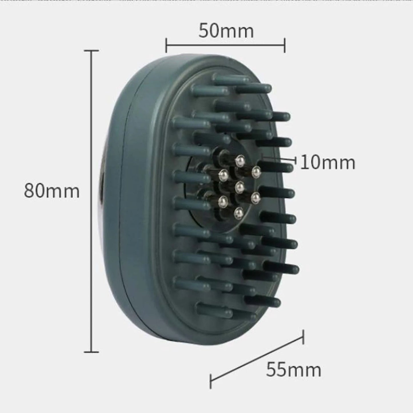 Electric Scalp Massager Portable Compact Relaxation Essential Oil Hair Fluid Comb Head Massager Scalp Applicator Comb for Travel