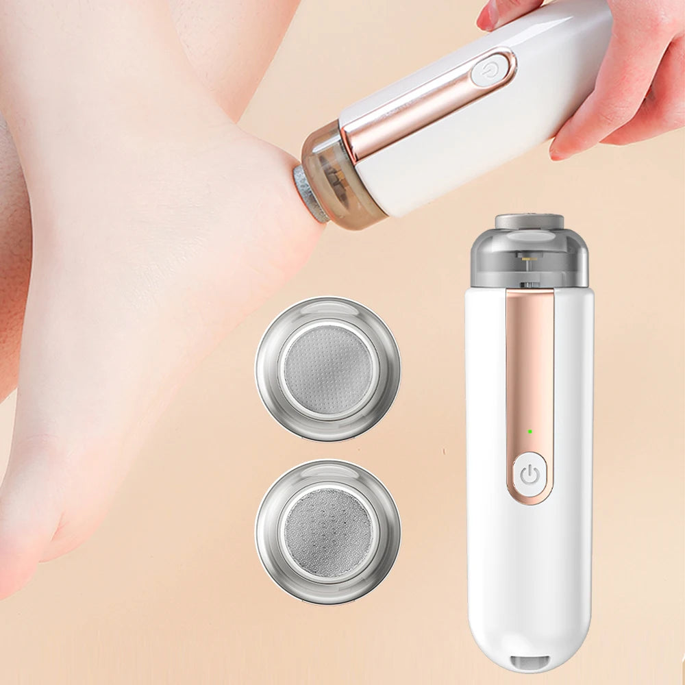 Electric Foot Grinder for Feet Heels Care Automatic Foot Exfoliator File Polish Nails Pedicure Machine Callus Dead Skin Remove