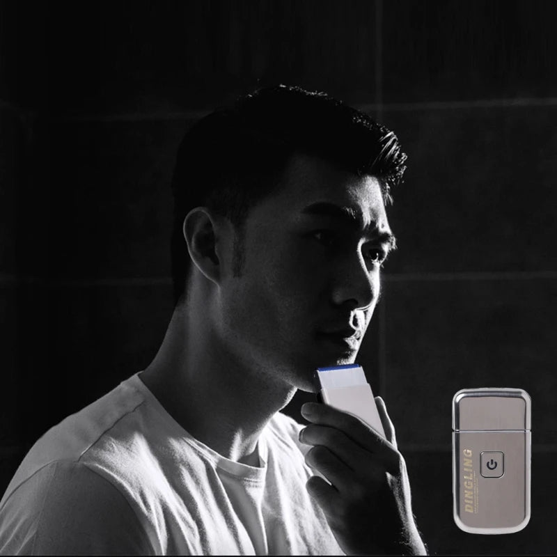 Mini USB Rechargeable Reciprocating Electric for Razor Shaver