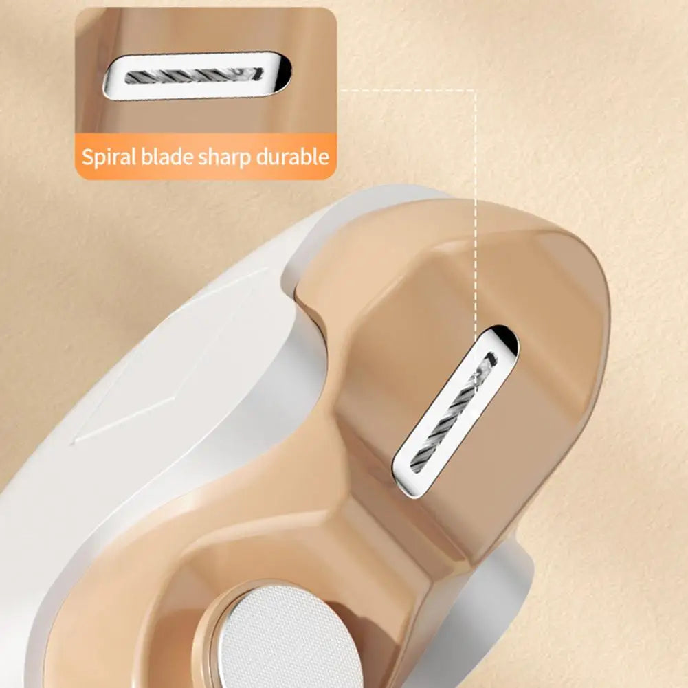 Nail Trimming Polishing Device Easy-to-use Nail Clipper Compact Electric Nail Clipper Set with Usb for Manicure for Portable