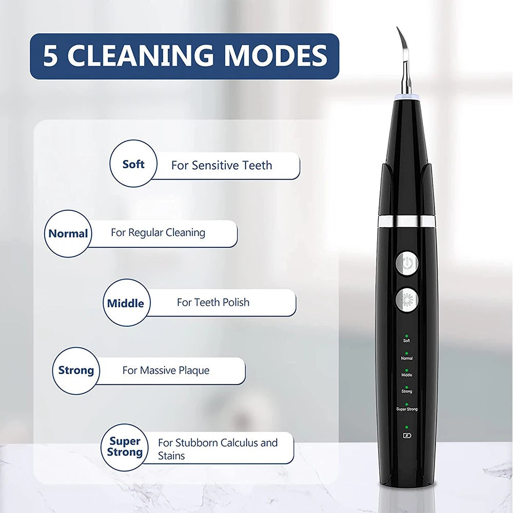Sonic Teeth Whitening Electric Teeth Cleaning Ultrasonic Scalers For Tooth Plaque Stains Cleaner Dental Calculus Tartar Remover