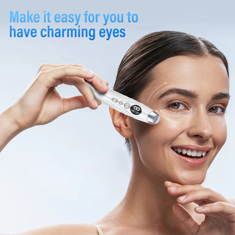 Eye Beauty Equipment LED Phototherapy Vibration Heating Anti Aging Massage Diminishing Dark Circles Eye Lines Eye Bags