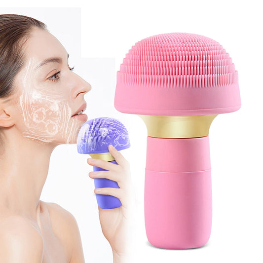 New Design Waterproof Electric Facial Cleansing Brush Ultrasonic Cleaner Exfoliating Blackhead Remover Face Massager