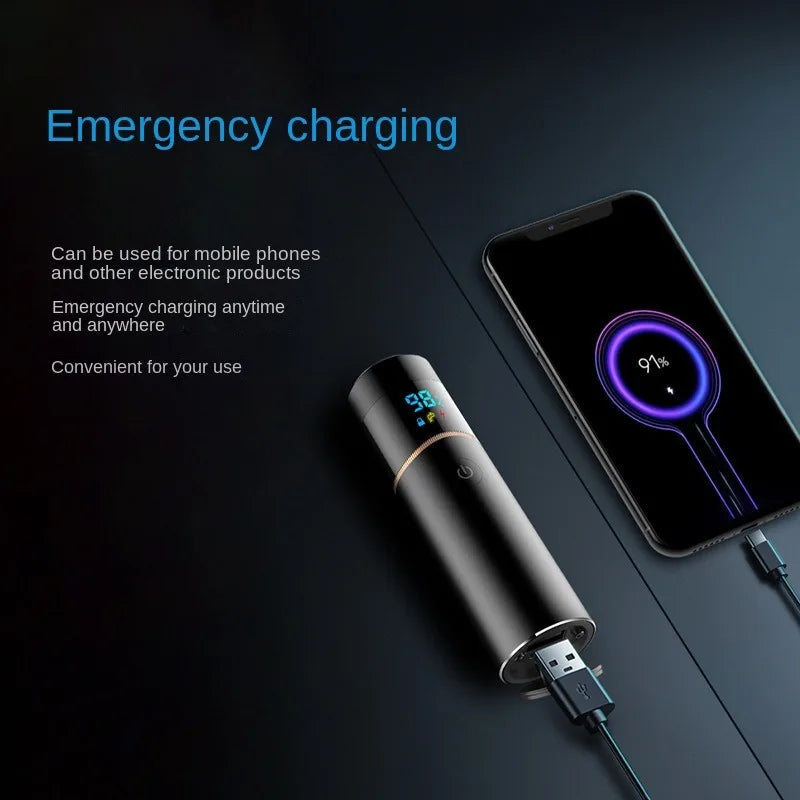 Mini Men's Electric Shaver Fully Washable Portable Car Rechargeable Shaver Wet and Dry Double Shaving Household Led Shaver