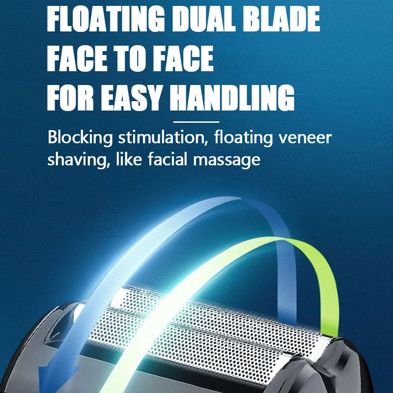 Multifunctional 3 In 1 Electric Foil Shaver Rechargeable Cordless Hair Clipper Beard Nose Hair Trimmer Razor Grooming Kit