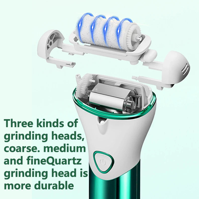 Foot Wrinkle Remover Rechargeable Foot Sander Electric Foot File Foot Pedicure Tool Electronic Foot Wrinkle Removal Shaver