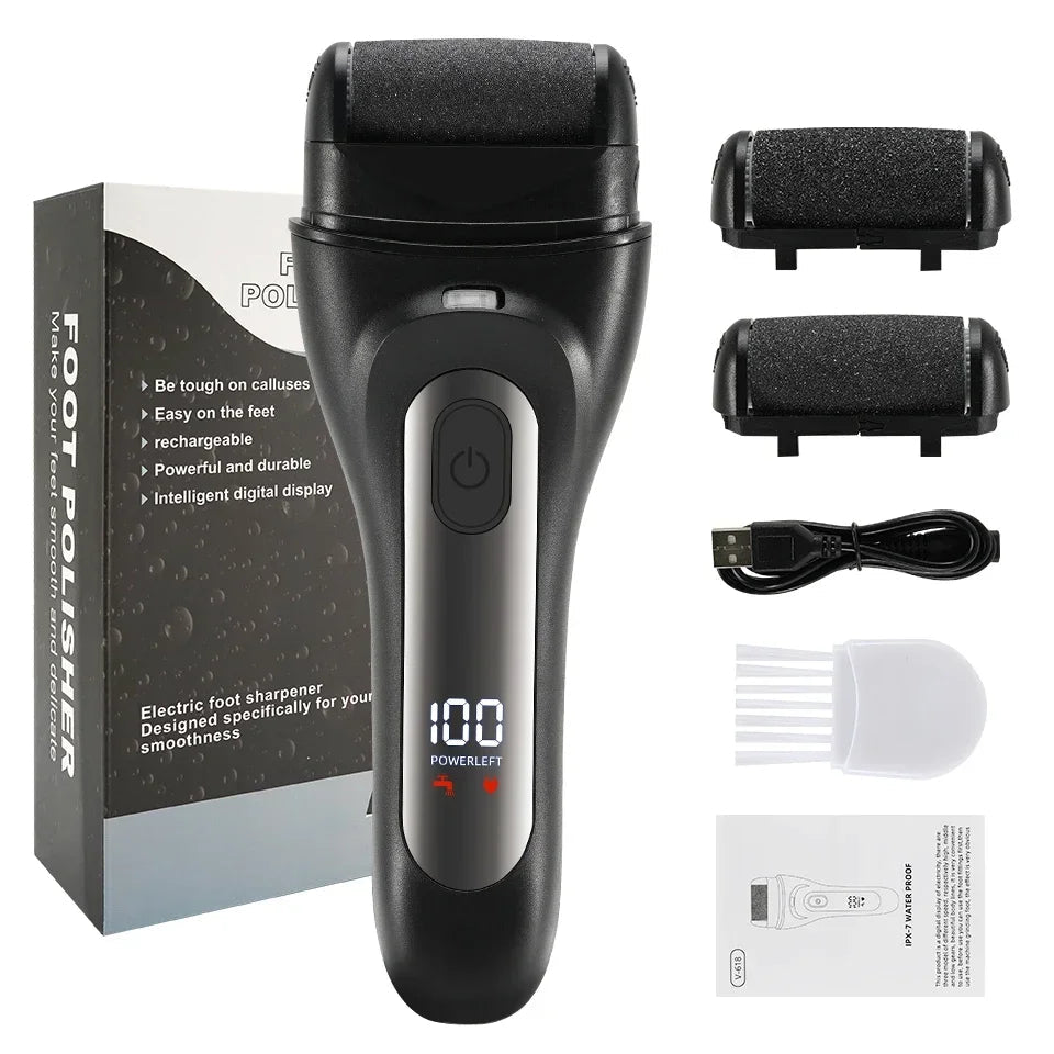 Electric Pedicure Tools Foot Care File Leg Heels Remove Hard Cracked Dead Skin Callus Remover Feet Foot Files Clean Care Machine