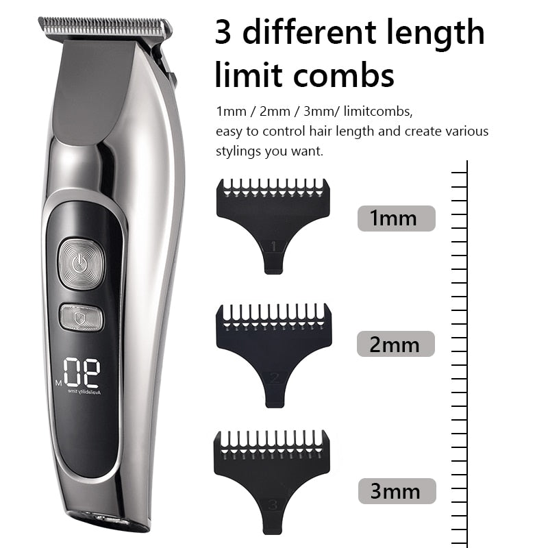 Barber Shop Hair Clipper Professional Hair Trimmer For Men Beard Electric Cutter Hair Cutting Machine Haircut Cordless Corded