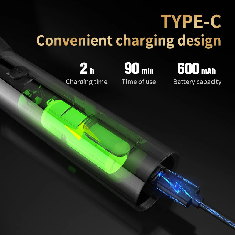 Professional 7 in 1 Hair Clipper Set for Men Barber All Metal Hair Trimmer Set Electric Shaver Nose Trimmer Grooming Kit