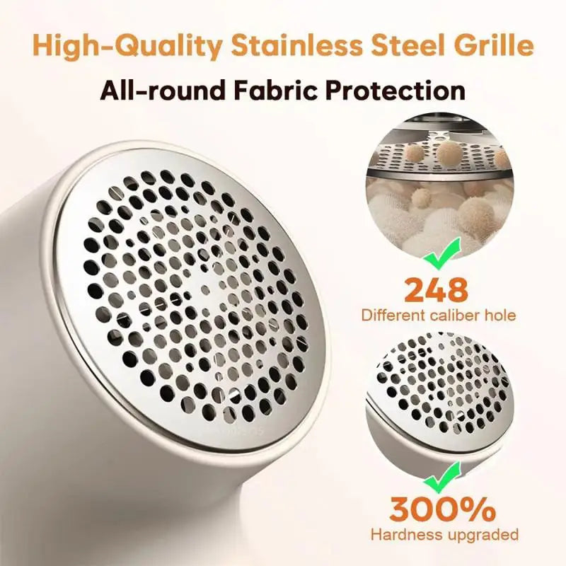 Electric Hairball Trimmer Smart Led Digital Display Usb Charging Portable Professional Fast Household Lint Remover