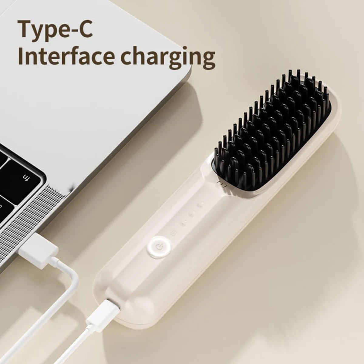 Cordless Straightener Straight Hair Brush Women's Thermal Ion Straightener Travel Adjustable Temperature Ceramic Straightener