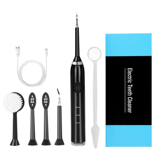 New Electric Teeth Cleaner Sonic Toothbrush Dental Scaler Tartar Stain Remover Calculus for Adults Teeth Whitening Face Cleaning