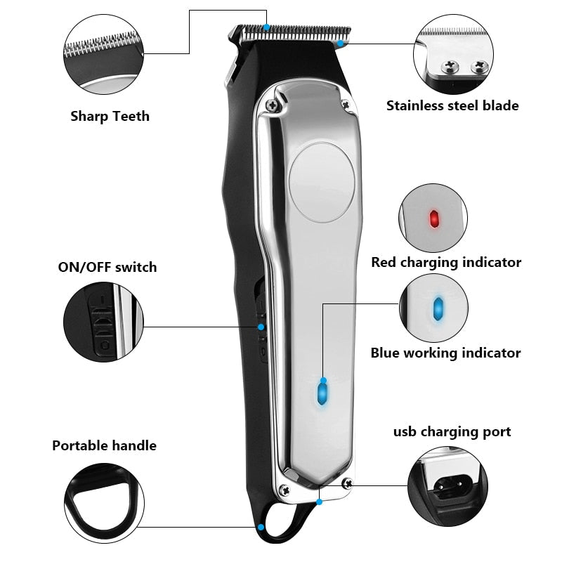 Hair Trimmer Hair Cutting Machine Clipper Hair Professional Oil Head Cutting Sculpture Adult Bald