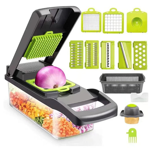15/22 in 1 Multifunctional Vegetable Chopper Onion Chopper Handle Food Grate Food Chopper Kitchen Vegetable Slicer Dicer Cut