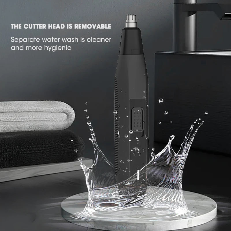 Rotary Blade nose Trimmer Waterproof Shaver Machine IPX5 Waterproof Electric Eyebrow Nose Hair Trimmer For Men