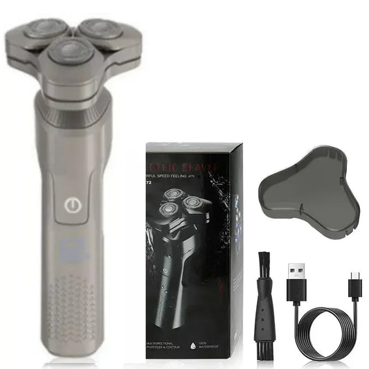Men's Electric Shaver Suction Blade Multifunctional Rechargeable Portable Water Washing Beard Knife