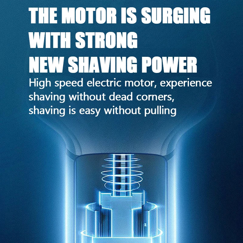 Multifunctional 3 In 1 Electric Foil Shaver Rechargeable Cordless Hair Clipper Beard Nose Hair Trimmer Razor Grooming Kit