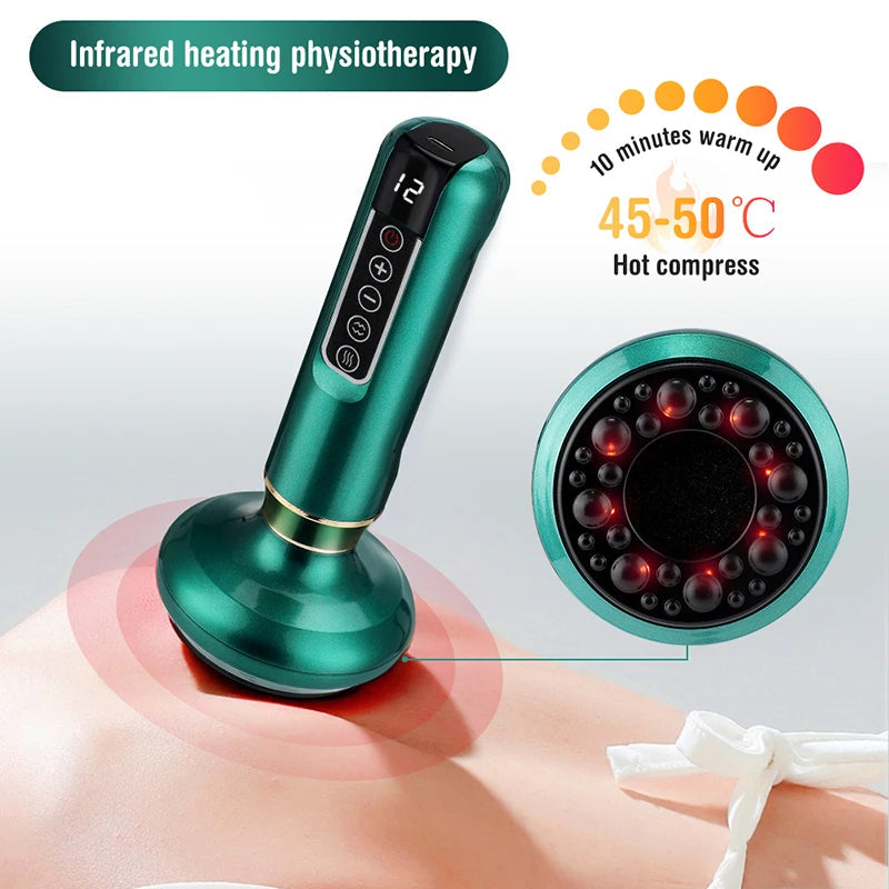 Electric Vacuum Cupping Massage Body Cups Anti-Cellulite Massager for Body Electric Guasha Scraping Fat Burning Slimming