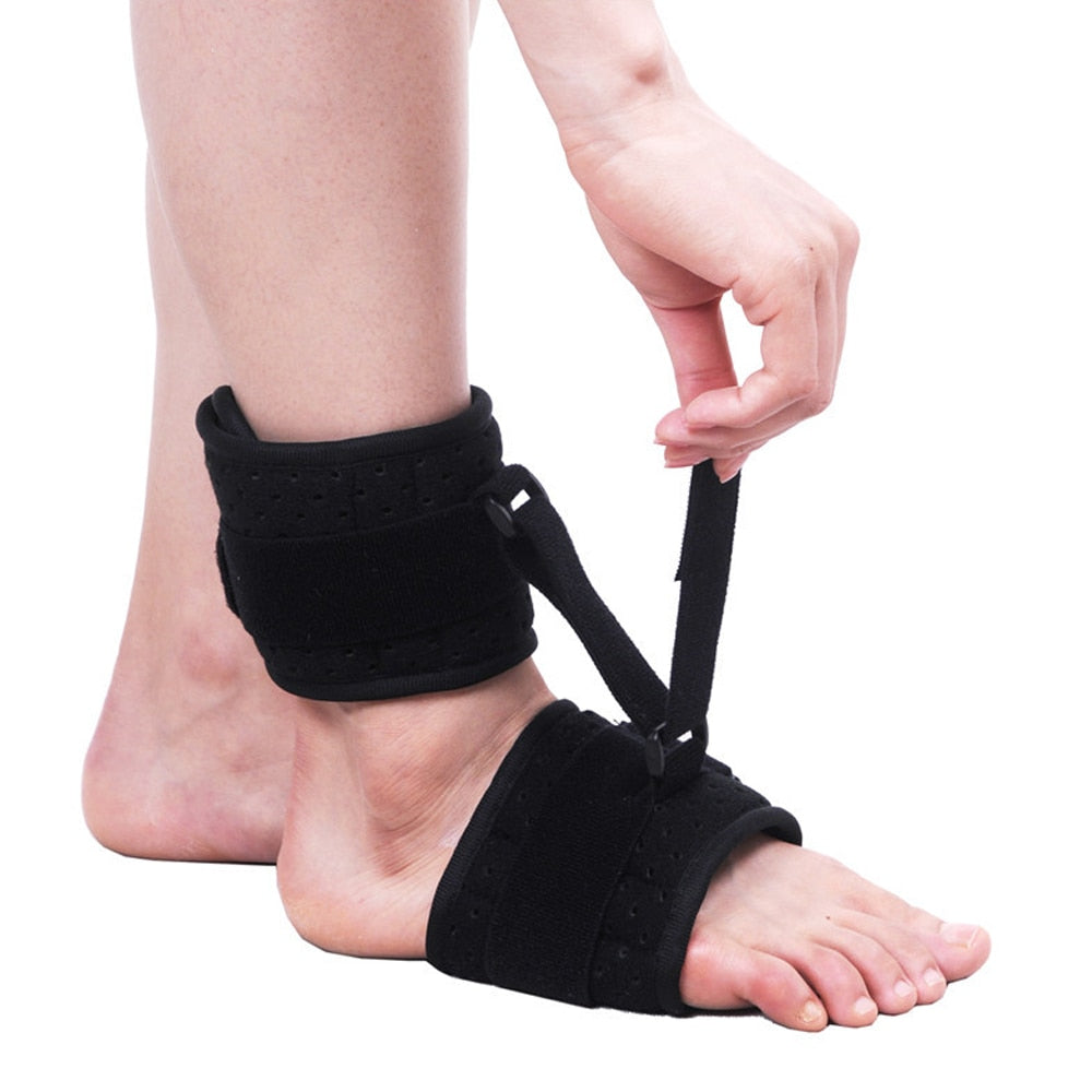 Adjustable Foot Drop Orthotic Brace Plantar Fasciitis Sprained Ankle Correction Splint for Foot Pain Postoperative Recovery