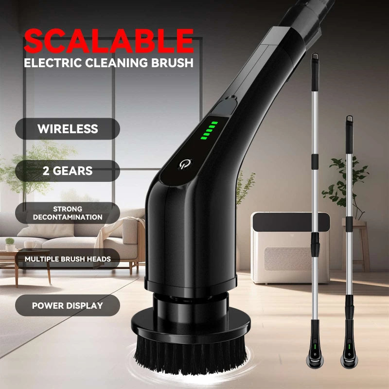 Electric Cleaning Brush 8 in 1 Multifunctional Household Wireless Rotatable Cleaning Brush For Bathroom Kitchen Windows Toilet