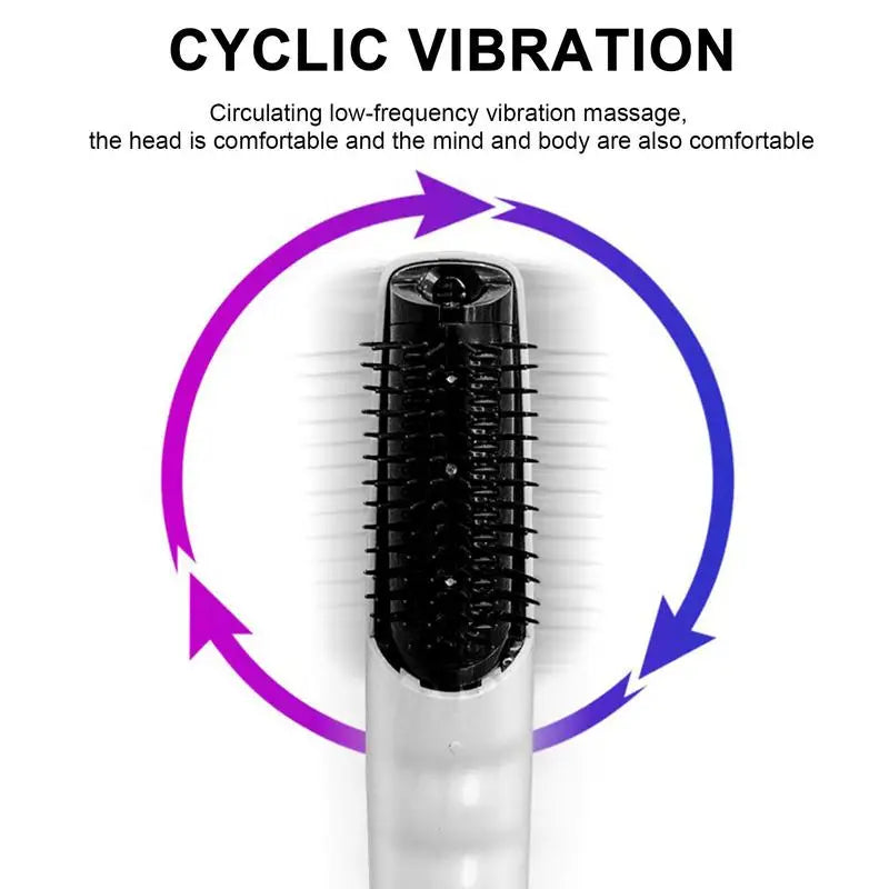Electric Hair Straightener Comb Cordless Head Massage Brush Relieve Fatigue Long Hair Comb Straight Hair Beauty Care