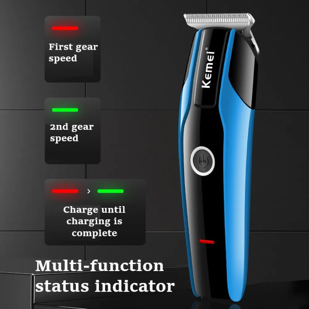 Electric Hair Clipper Hair Cutting Maching Wireless Trimmer Men Professional Clipper Machine USB Rechargeable