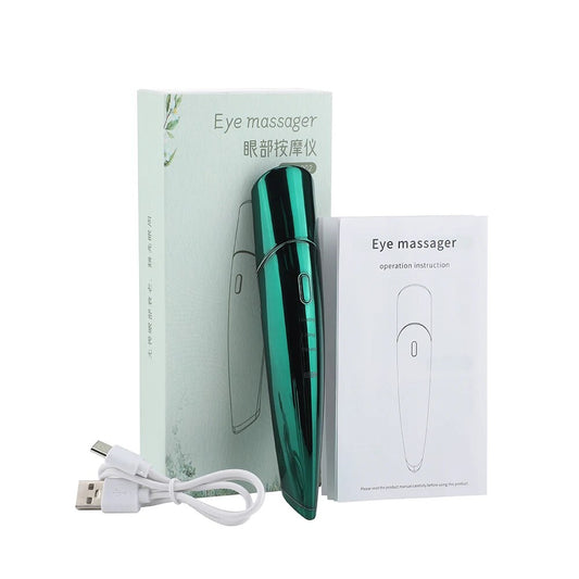 EMS Electric Eye Massager Eye Skin Lift Anti Age Wrinkle Skin Care Tool Vibration Hot Massage Relax Eyes Photo