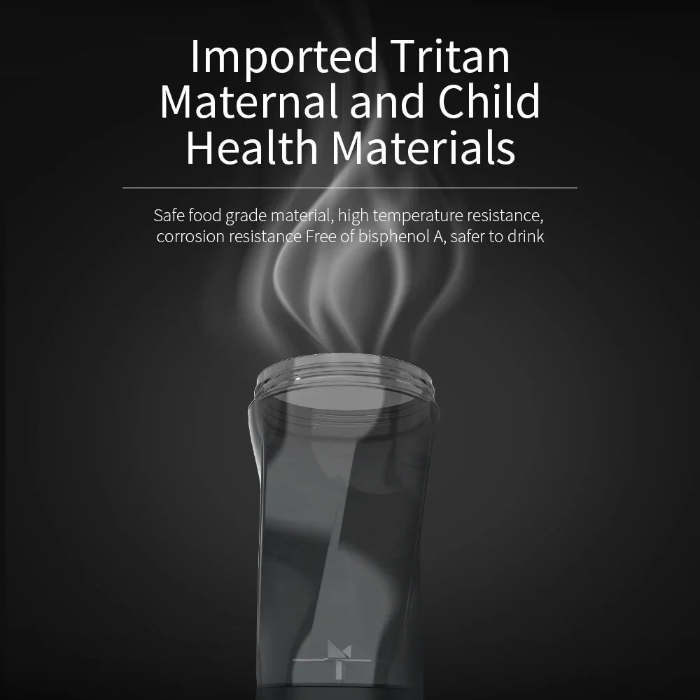 Portable Blender 6000 MAh Personal Blender-for Fruit & Smoothies Non-slip and Shock-absorbing Waterproof Dishwasher Safe Parts