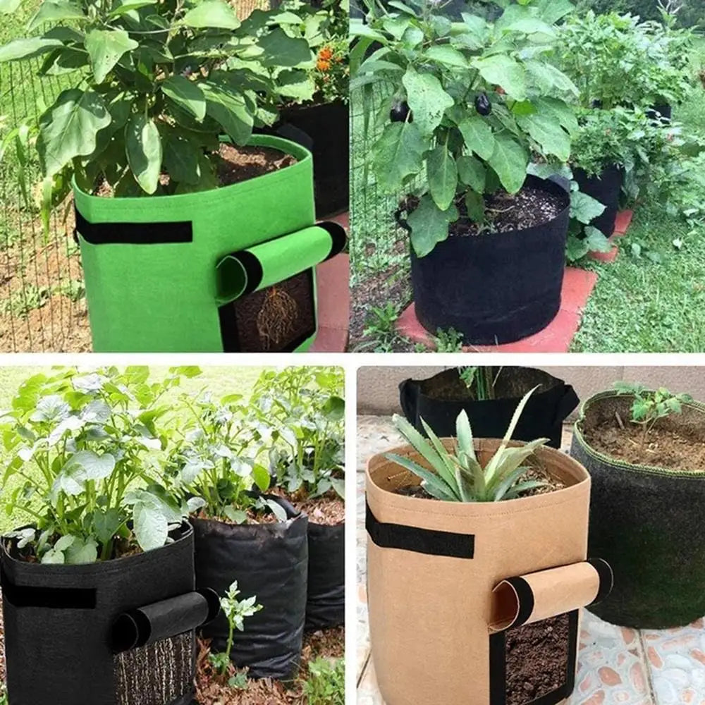 Potato Plant Grow Bags Nonwoven Fabric Pot Greenhouse Vegetable Growing Moisturizing Home Garden Tools