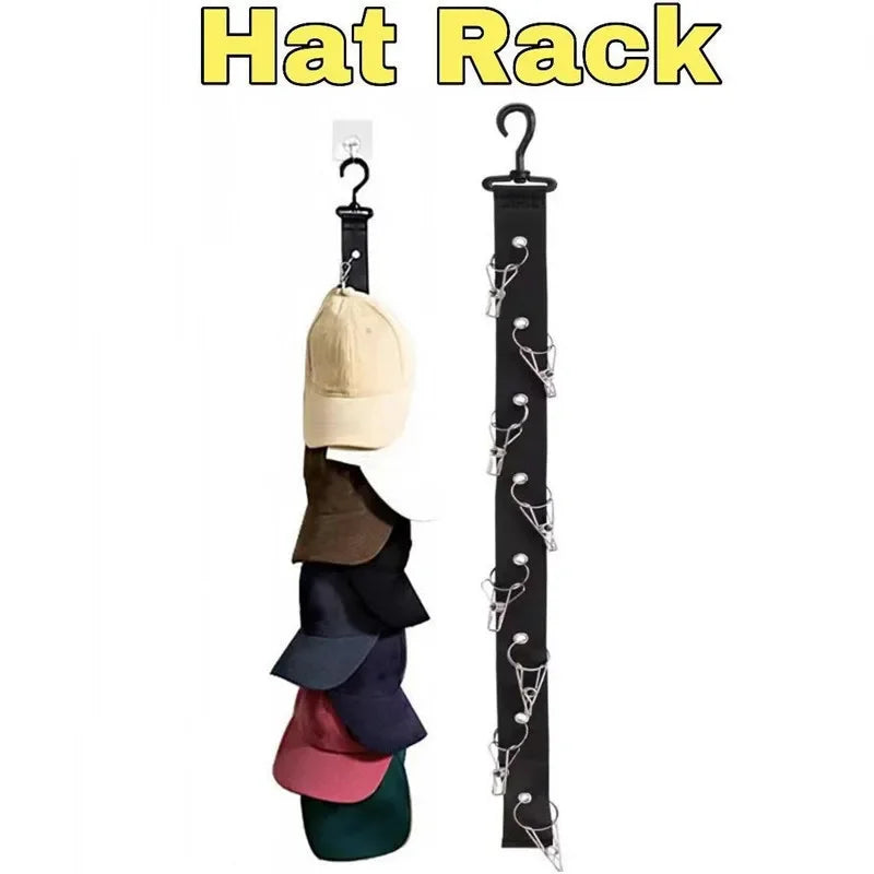 Portable Hat Hanging Decorations Household Bedroom Wardrobe Caps Storage Organizes Strap Behind Door Sundries Deposit Article