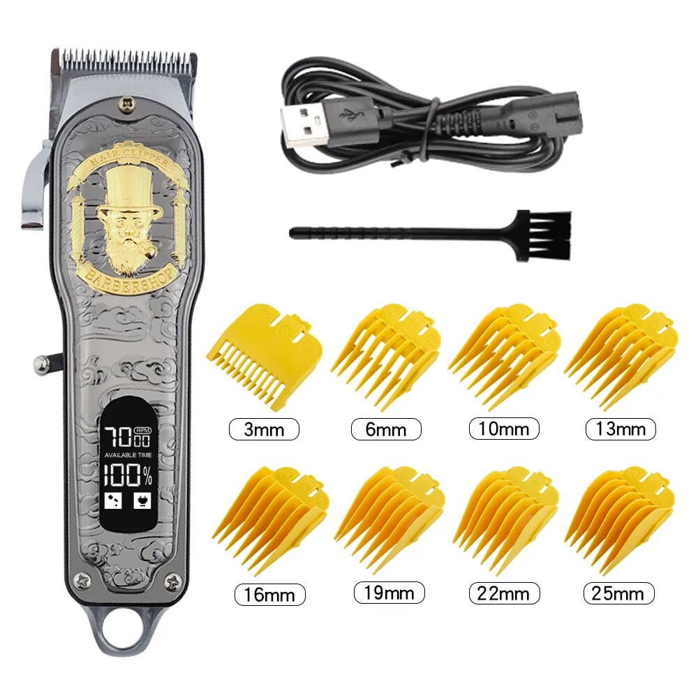 Professional Hair Clipper Cordless Hair Trimmer Machine Men's Razor Hair Clipper Hair Trimmer Beard