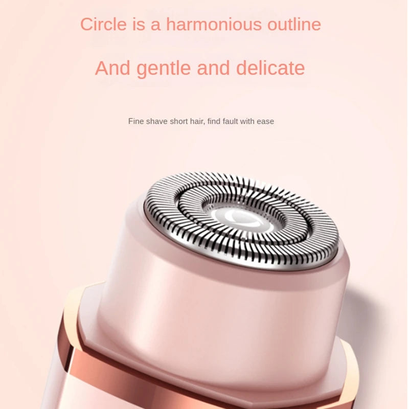 Bikini Trimmer For Women Electric Shaver For Women 2 In 1 Pubic Hair Trimmer Women Wet & Dry For Legs Underarm