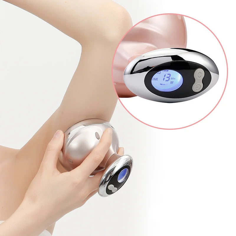 RF Cavitation Ultrasonic Full Body Massager Slimming Massage LED Display Fat Burner Anti Lipo Lose Weight Abdominal Exercise