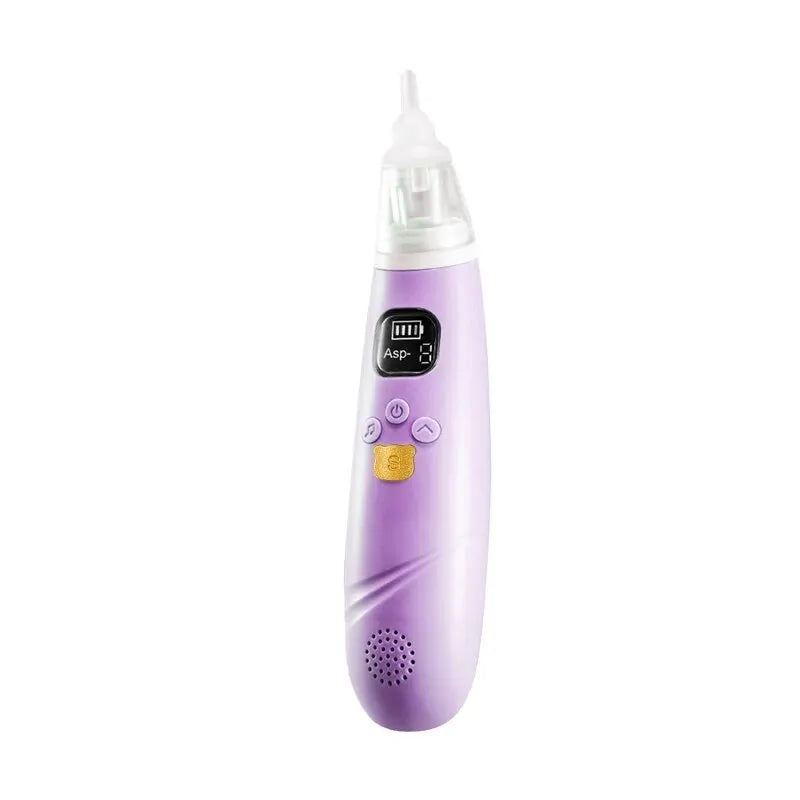 Kid Nose Cleaner Silicond Adjustable Suction Electric Kids Nasal Aspirator Health Convenient Low Noise 3 Suction Heads