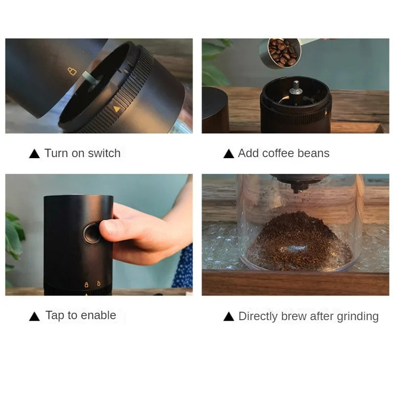 Coffee Maker Portable Coffee Machine Manual Coffee Machine Brewing Bean Grinding Camping Outdoor