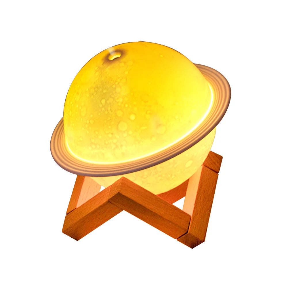 Essential Oil Diffusers with LED Light 3D Moon Air Humidifier Moisturize Skin Relieve Fatigue for Friends Family Relatives Gifts