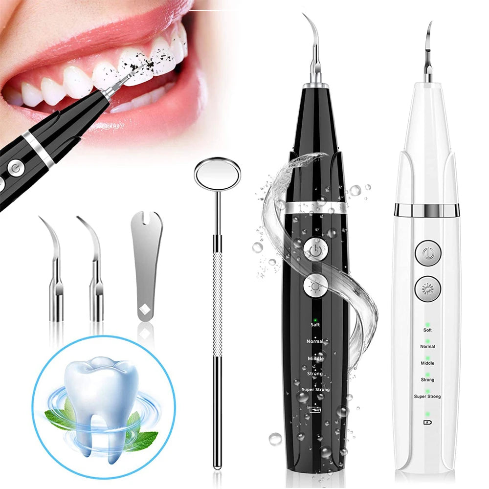 Sonic Teeth Whitening Electric Teeth Cleaning Ultrasonic Scalers For Tooth Plaque Stains Cleaner Dental Calculus Tartar Remover