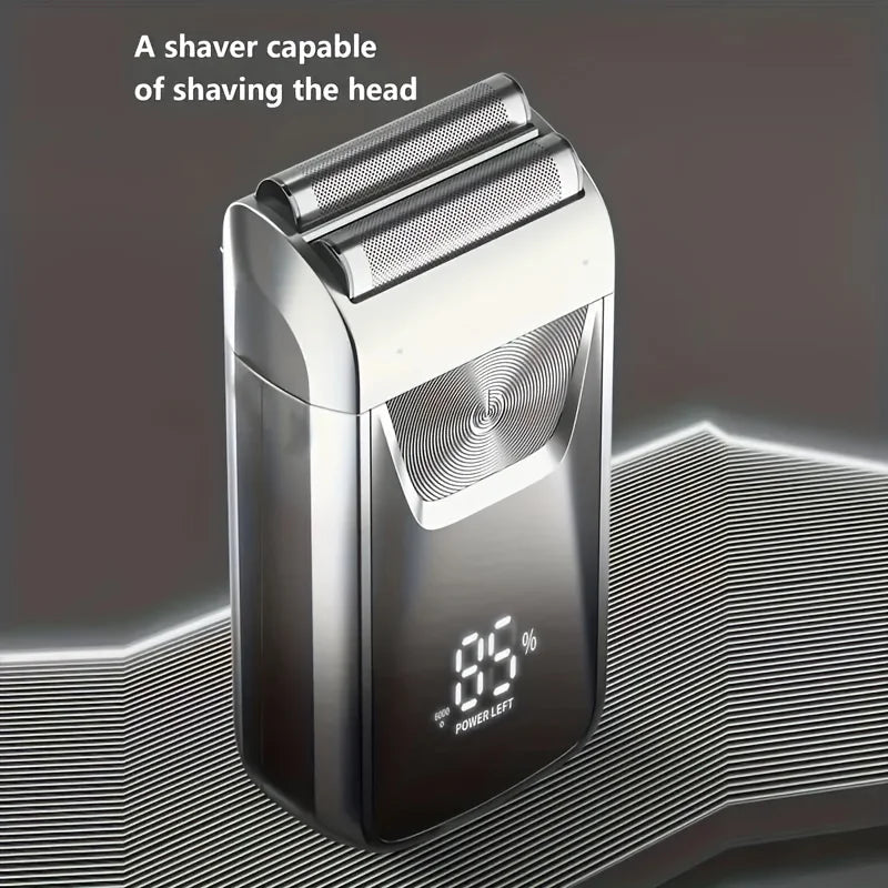 Electric Shaver Anti-metal LED LCD Display Electric Shaver Reciprocating Men's Haircut Machine