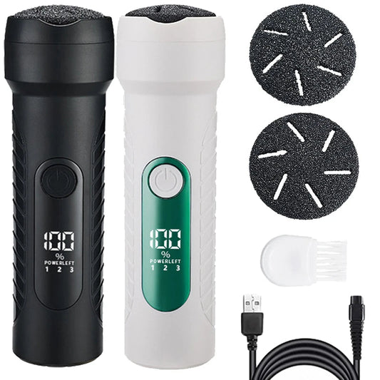 Charged Electric Foot File for Heels Grinding Pedicure Tools Professional Foot Care Tool Dead Hard Skin Callus Remover