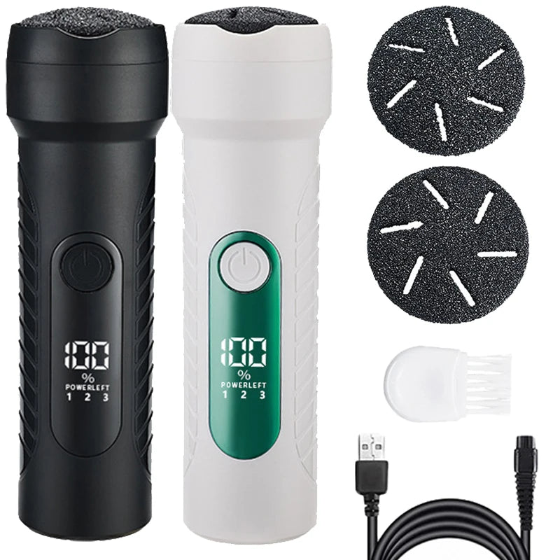 Charged Electric Foot File for Heels Grinding Pedicure Tools Professional Foot Care Tool Dead Hard Skin Callus Remover