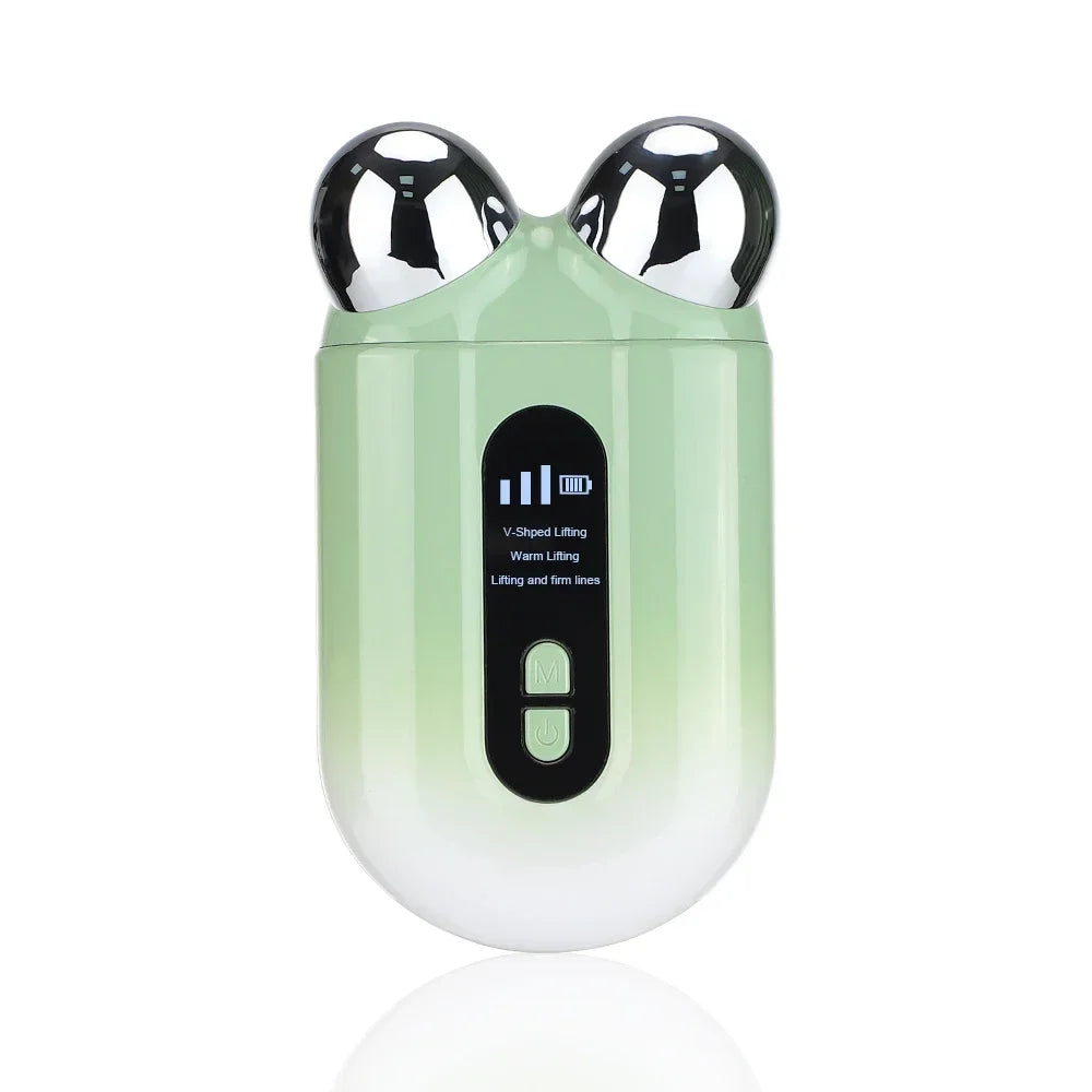 Facial Massager EMS Roller Microcurrent Face Lifting Machine V-Face Roller Massager Skin Rejuvenation Anti-Wrinkle Beauty Device