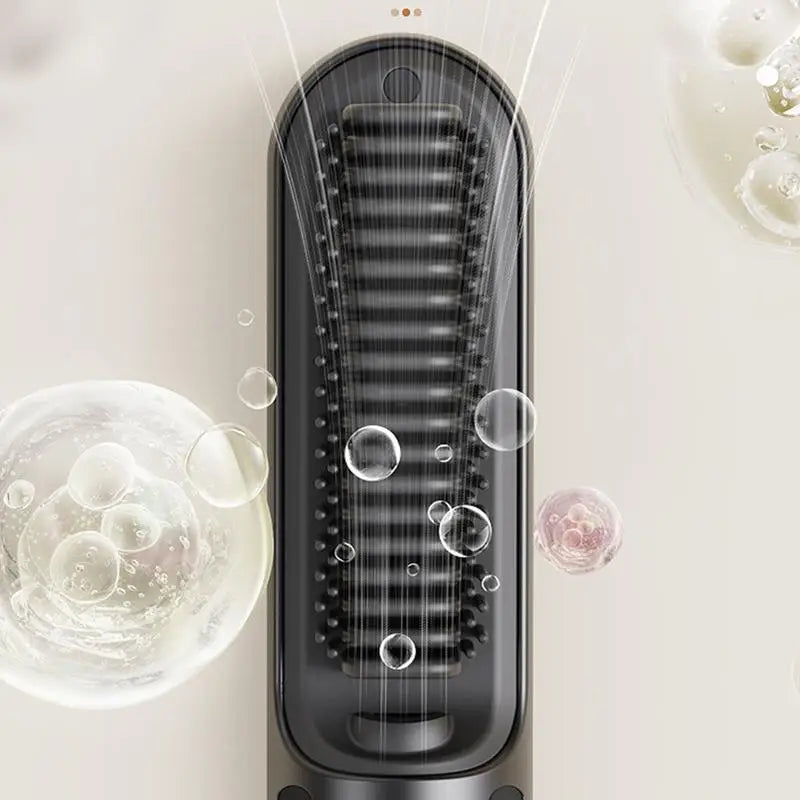 Brush Straightener for Women Negative Ion Straightener Brush Hair Straightening Comb with 4 Temps Fast Heating USB Rechargeable