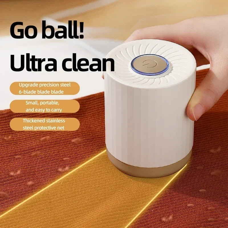 Portable Hair Ball Trimmer USB Rechargeable Mini Electric Lint Remover Fabric Shaver for Clothes Sofa Blanket Lint Removal