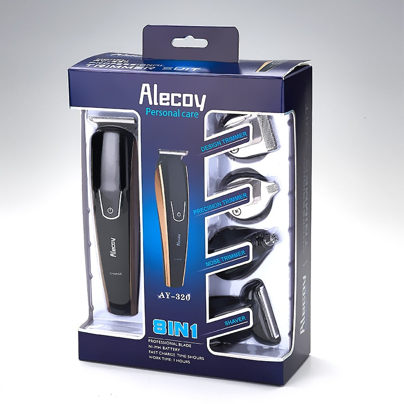 5 In 1 USB Rechargeable Beard Nose Trimmer Electric Hair Clipper For Men Haircut Razor Face Body Groomer Shaving Cutting Machine