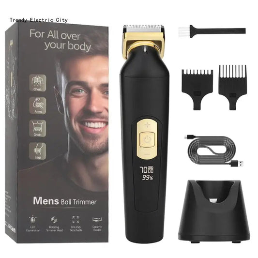 Body Shaver Pubic Hair Trimmer for Men Manscape Groin Trimmer Body Hair Trimmer Shaver Body Groomer Waterproof