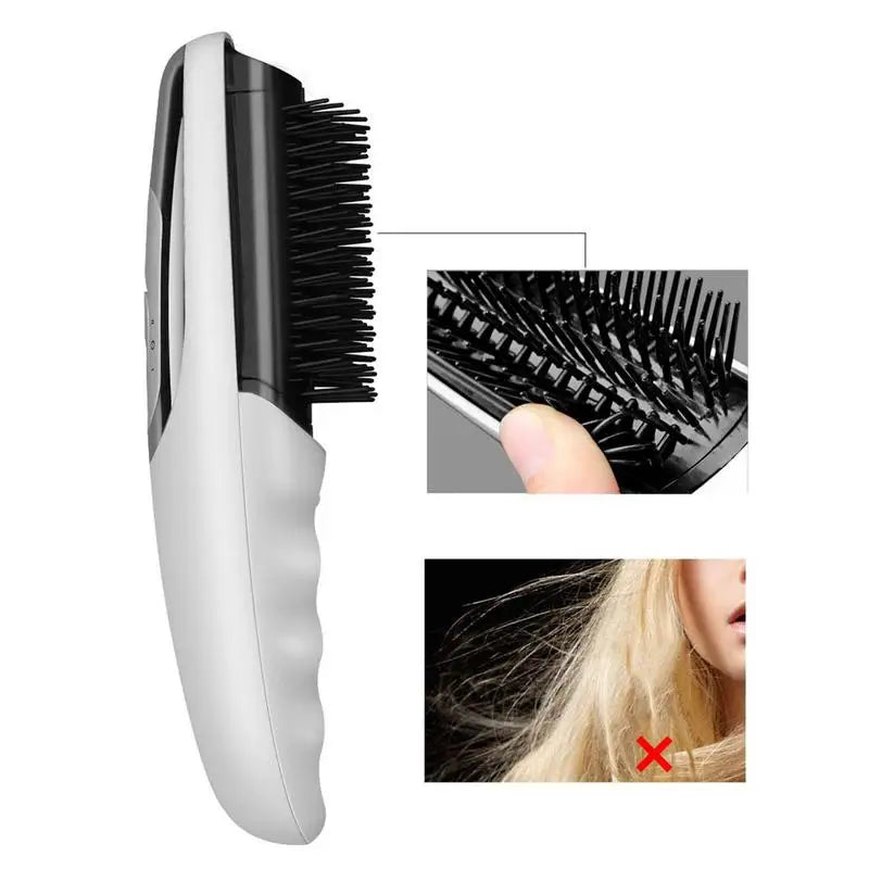 Electric Hair Straightener Comb Cordless Head Massage Brush Relieve Fatigue Long Hair Comb Straight Hair Beauty Care